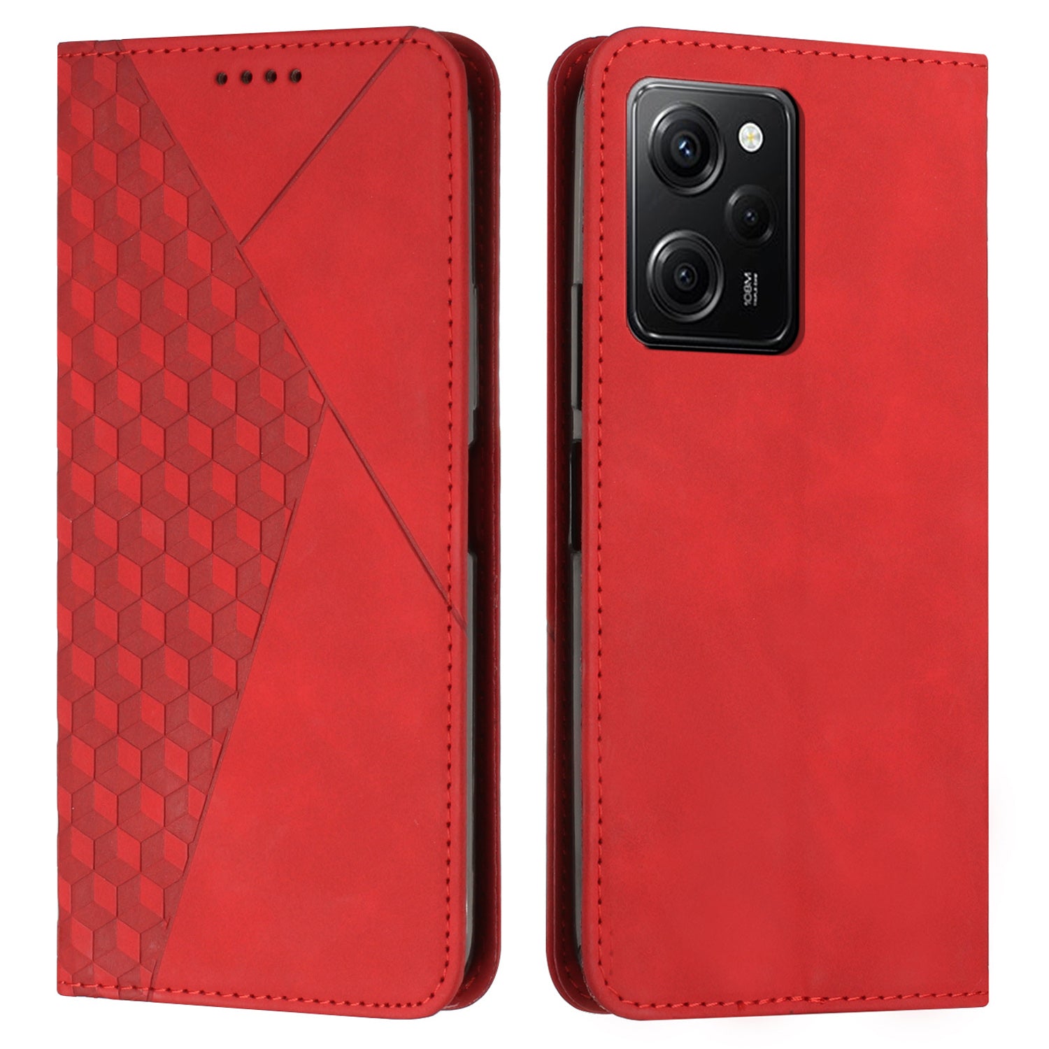 For Xiaomi Redmi Note 12 Pro Speed 5G Poco X5 Pro 5G Cell Phone Case Stand Wallet Imprinted Rhombus Pattern Leather Cover For Xiaomi Redmi Note 12 Pro Speed 5G Poco X5 Pro 5G Cell Phone Case Stand Wallet Imprinted Rhombus Pattern Leather Cover